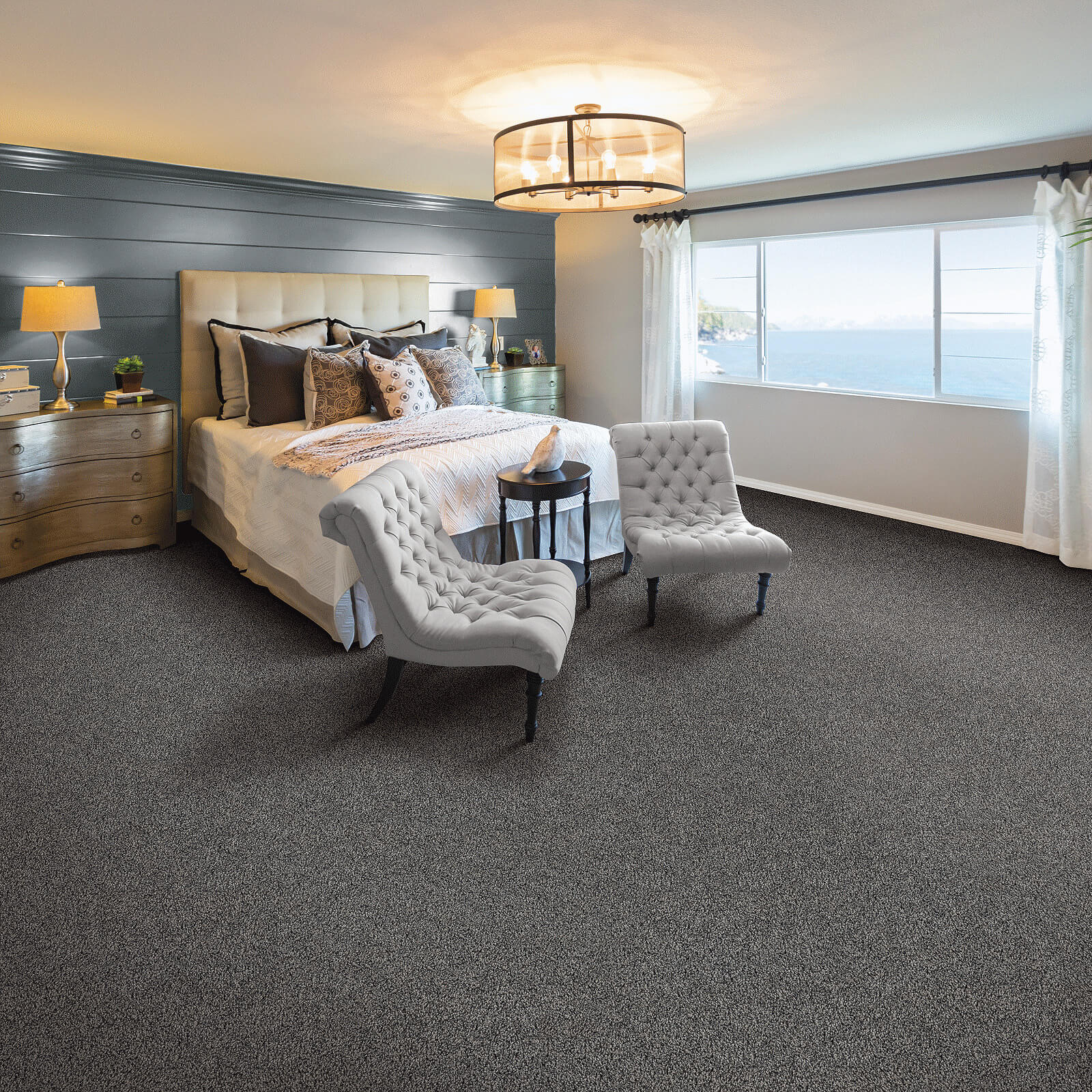 Carpet in bedroom | Sterling Carpet & Flooring