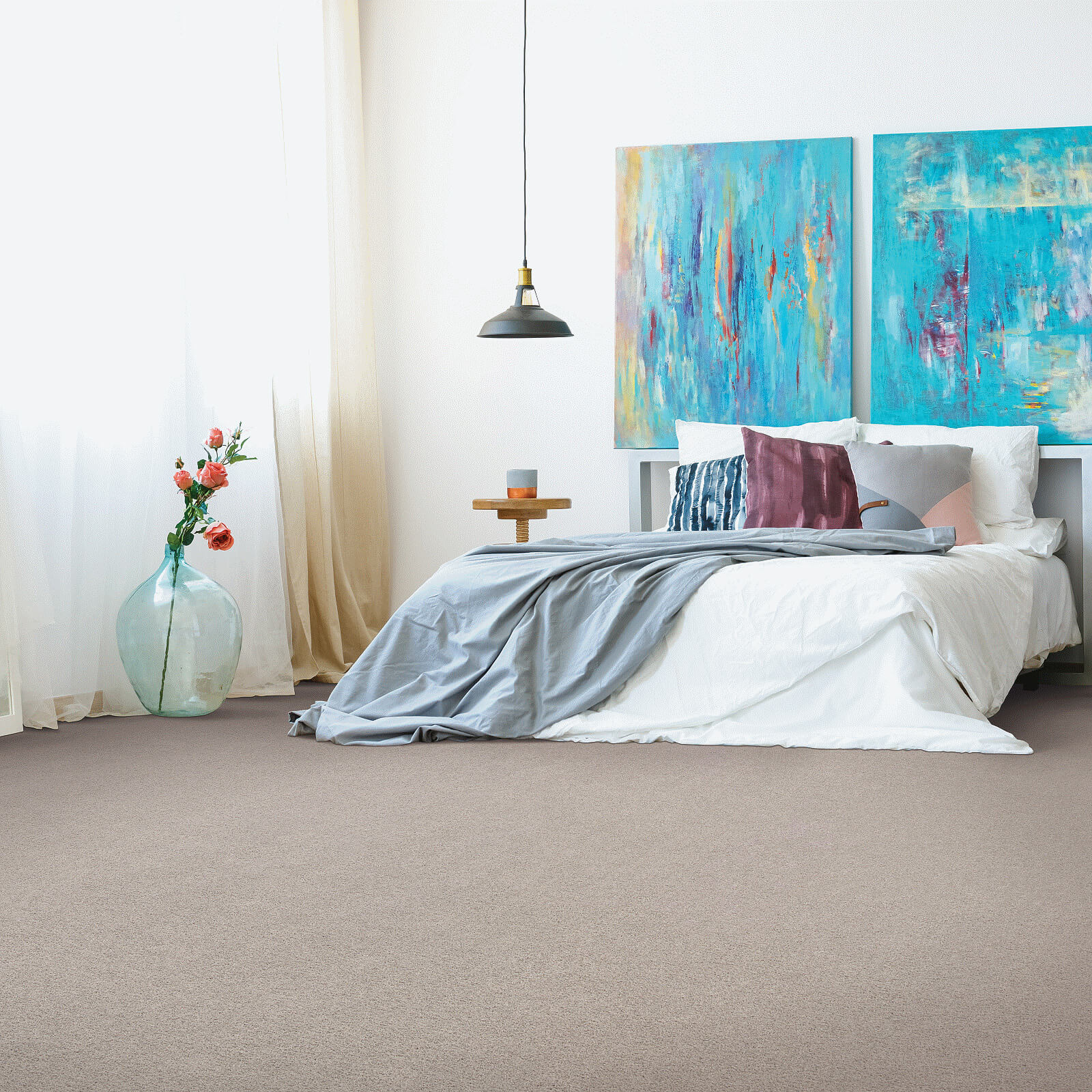 Carpet in bedroom | Sterling Carpet and Flooring