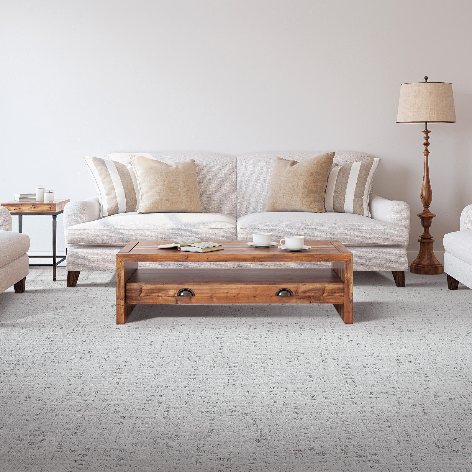Carpet in living room | Sterling Carpet and Flooring
