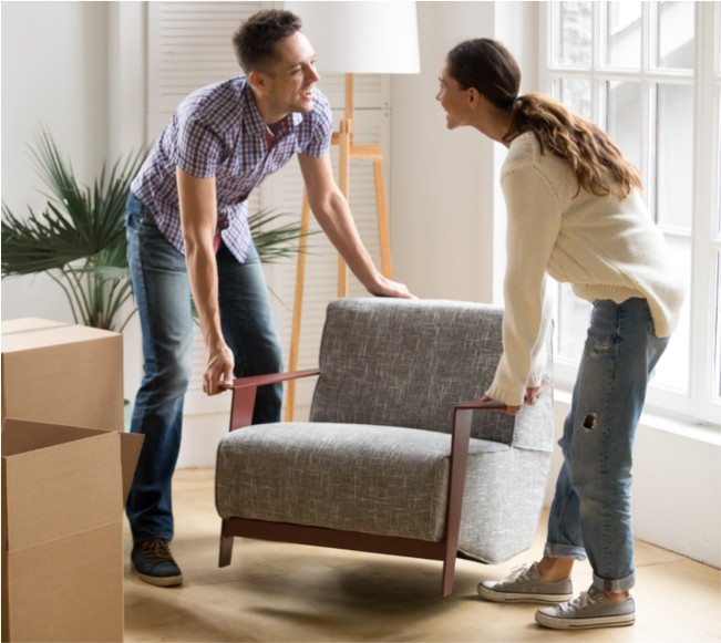 moving furniture | Sterling Carpet & Flooring