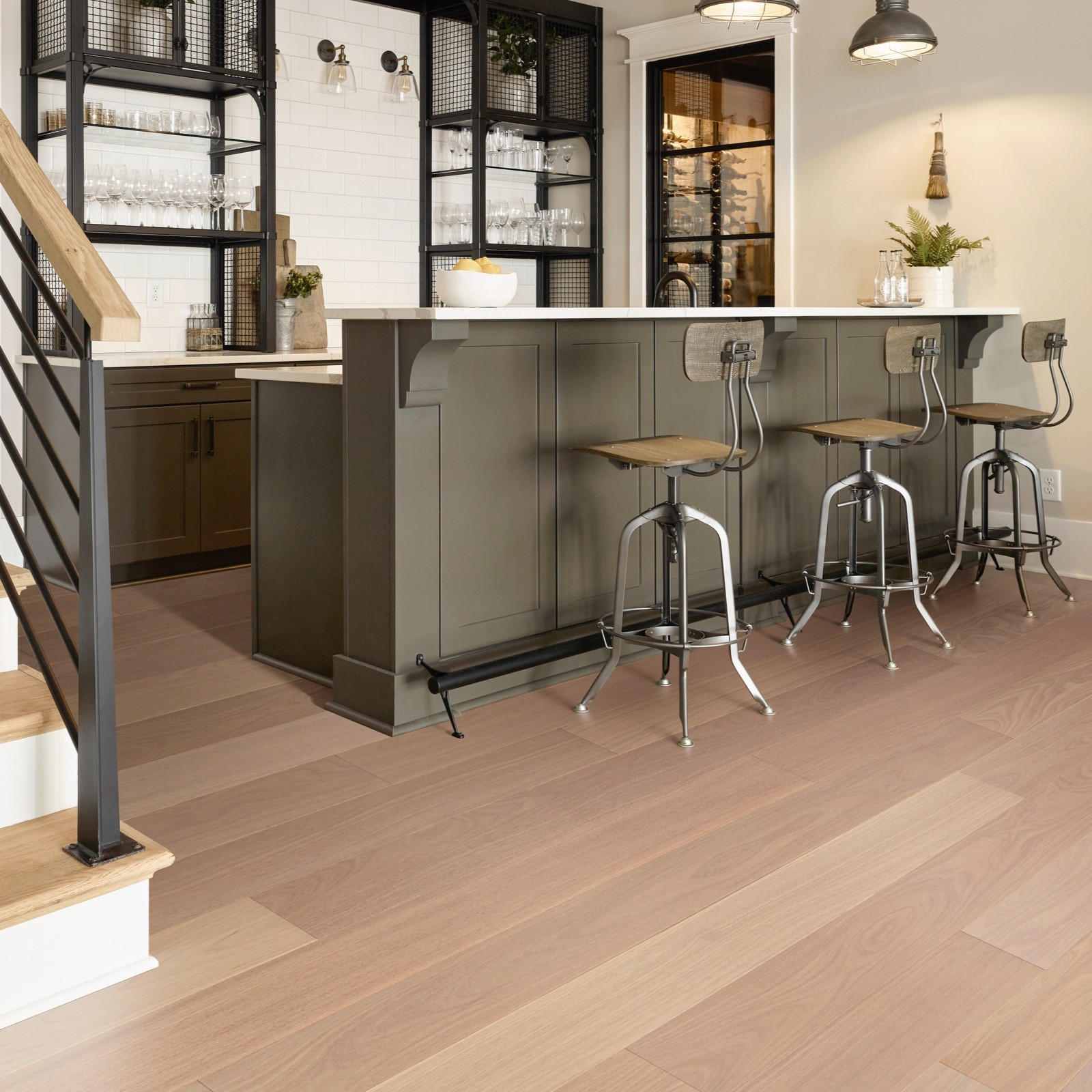 hardwood Shaw floors in kitchen | Sterling Carpet and Flooring